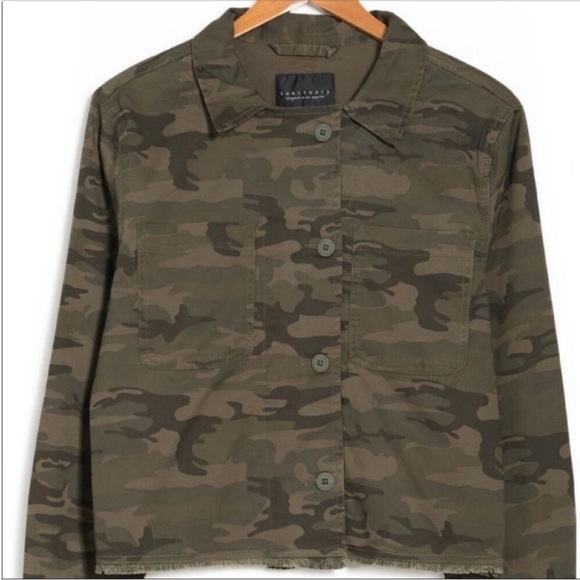 SANCTUARY Cropped Fray Hem Jacket - Picture 2 of 5